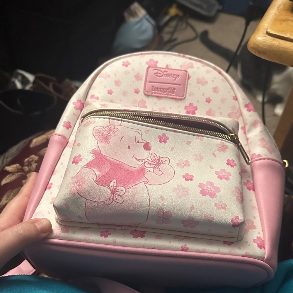 Disney Pink Floral Winnie the Pooh Kids Bag